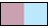 Cotton Candy (Pink/lavenda to Blue)